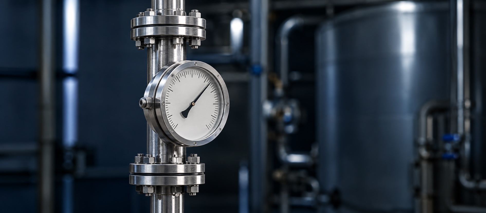 Débitmètre de carburant en acier