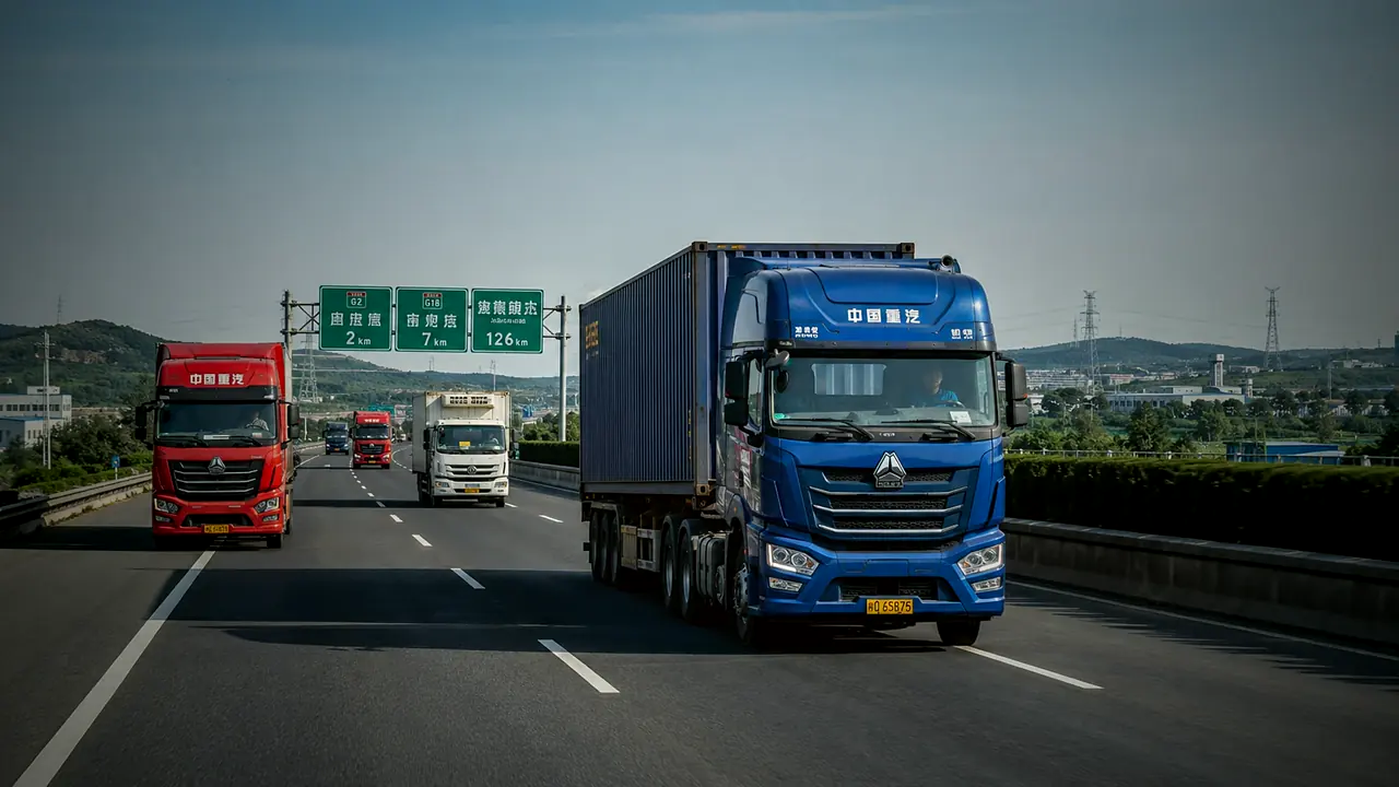 Heavy-duty road campaign in Shandong China